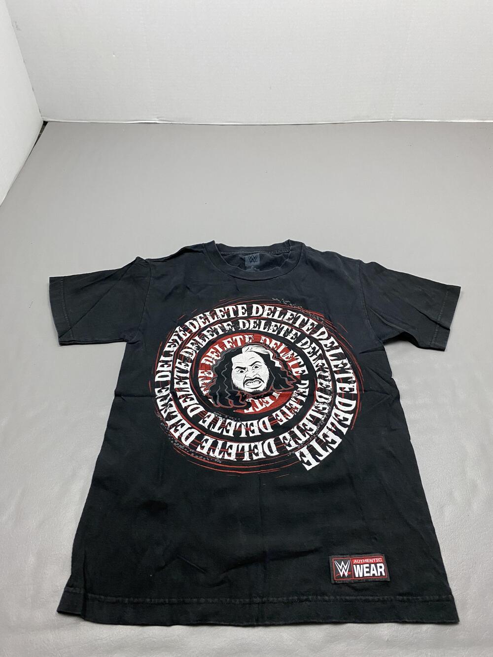 Woken Warrior Shirt Boys S Black WWE Wrestling Delete Graphic Authentic Wear